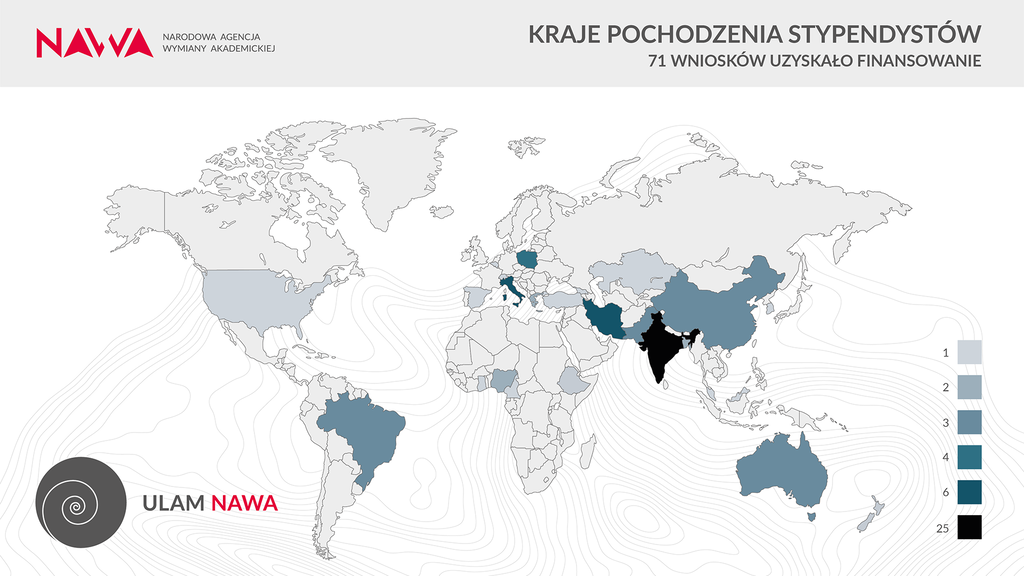 NAWA mapa kraje Ulam PL 2025
